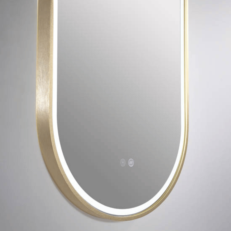 Brushed Brass Mirrors