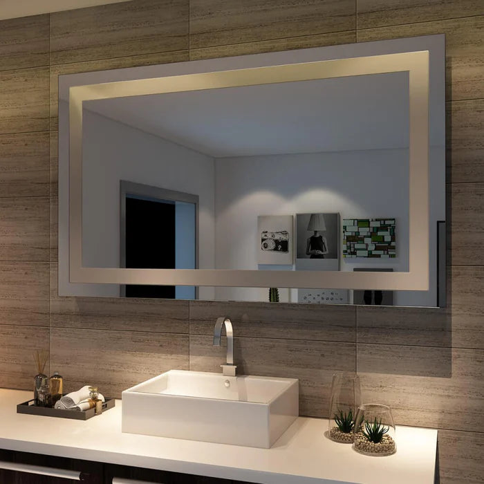 Elegant Showers 1200mm x 800mm Rectangular Bathroom LED Mirror