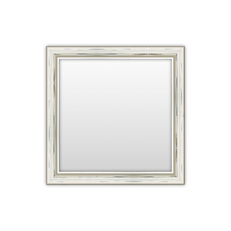 Mirror Space Dover White Distressed Shabby Mirror 193W