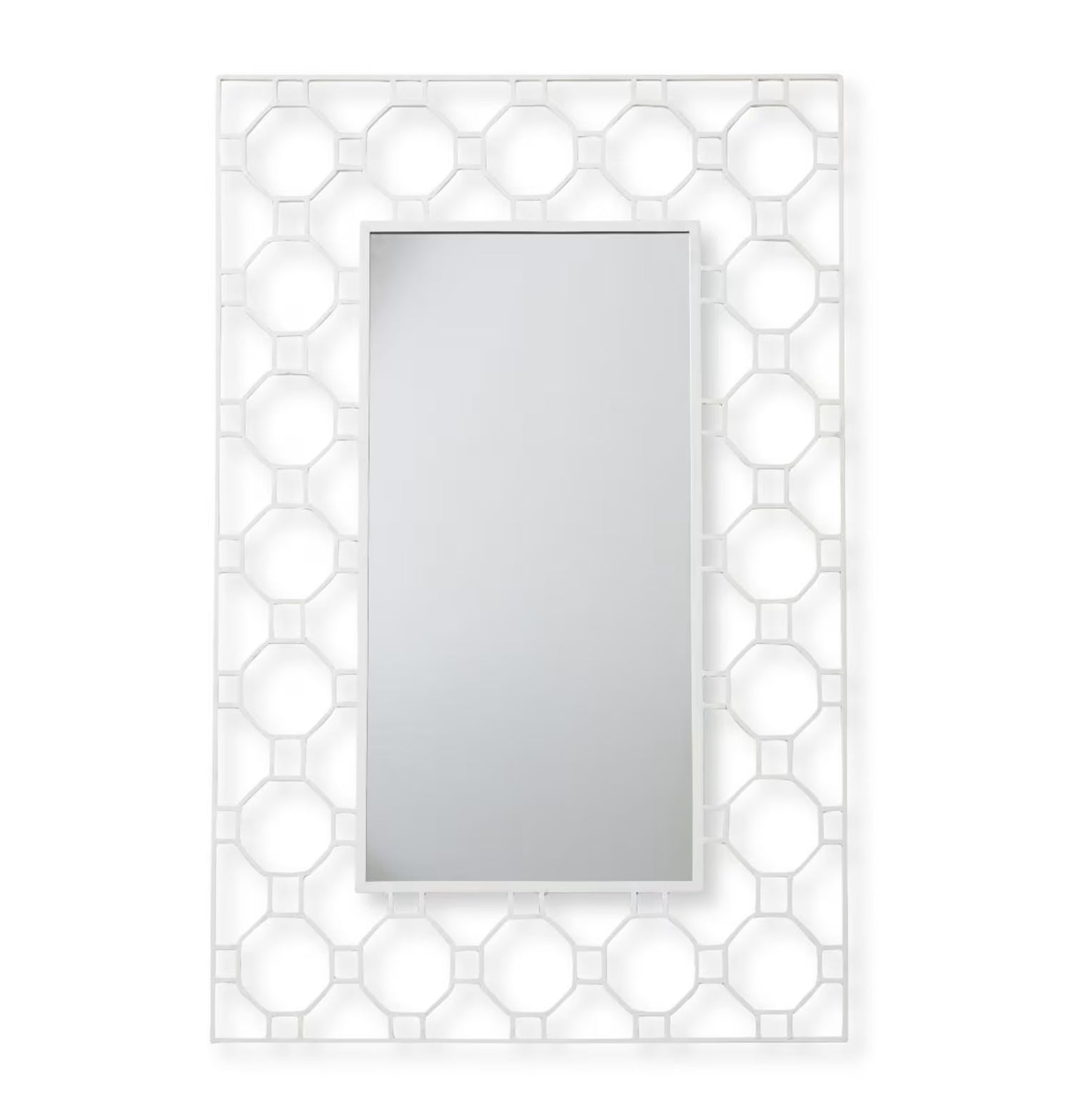 Elme Living Alden White Wall Mirror