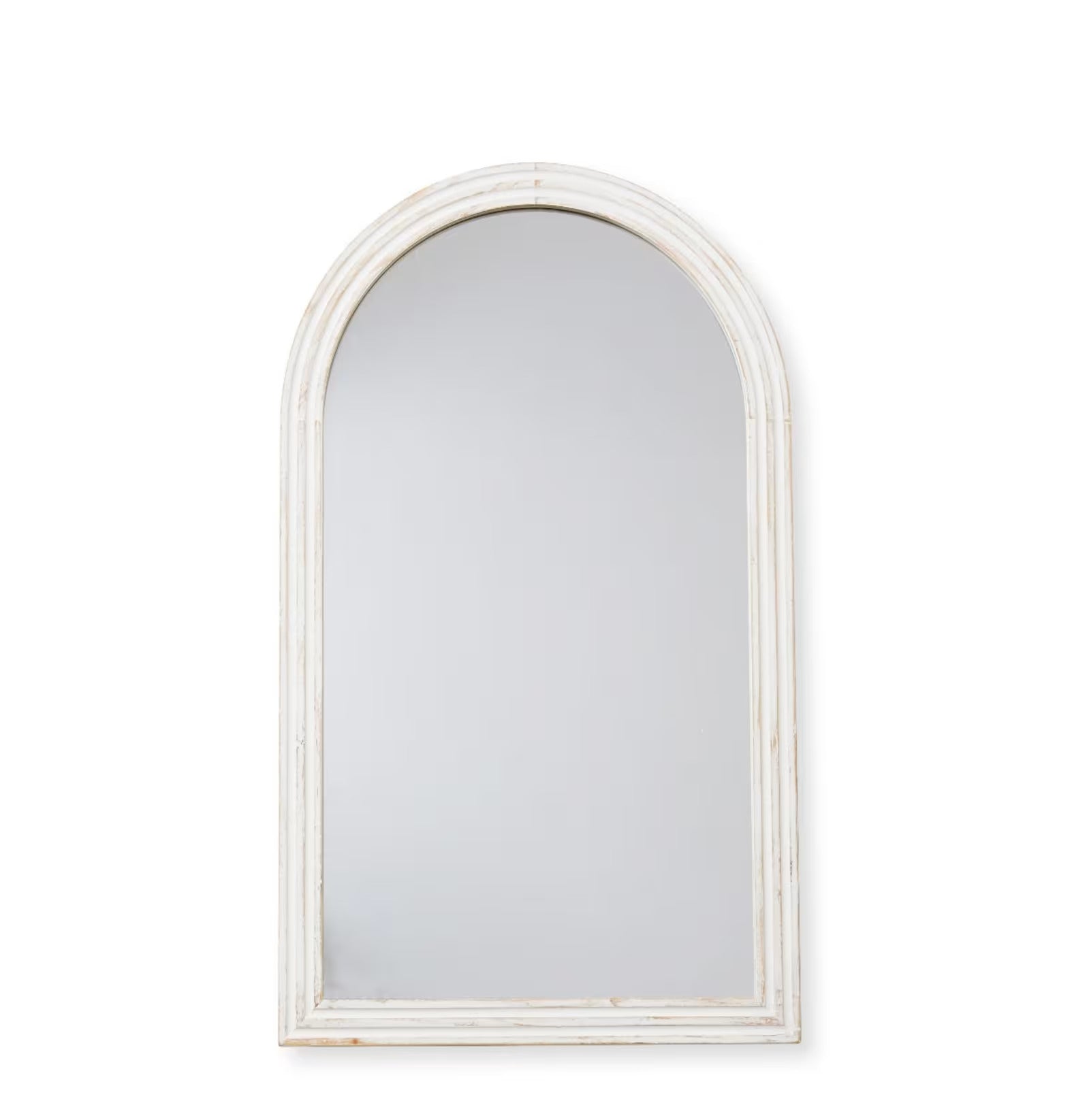 Elme Living Arlo White Arch Wall Mirror