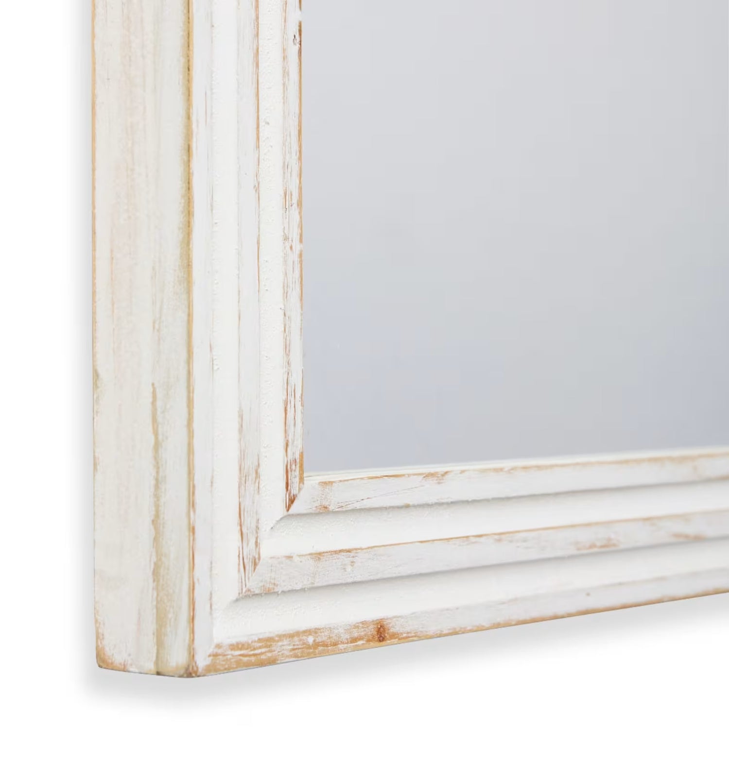 Elme Living Arlo White Arch Wall Mirror