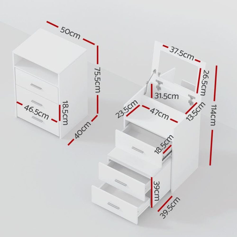 Artiss  Dressing Table & Stool Set