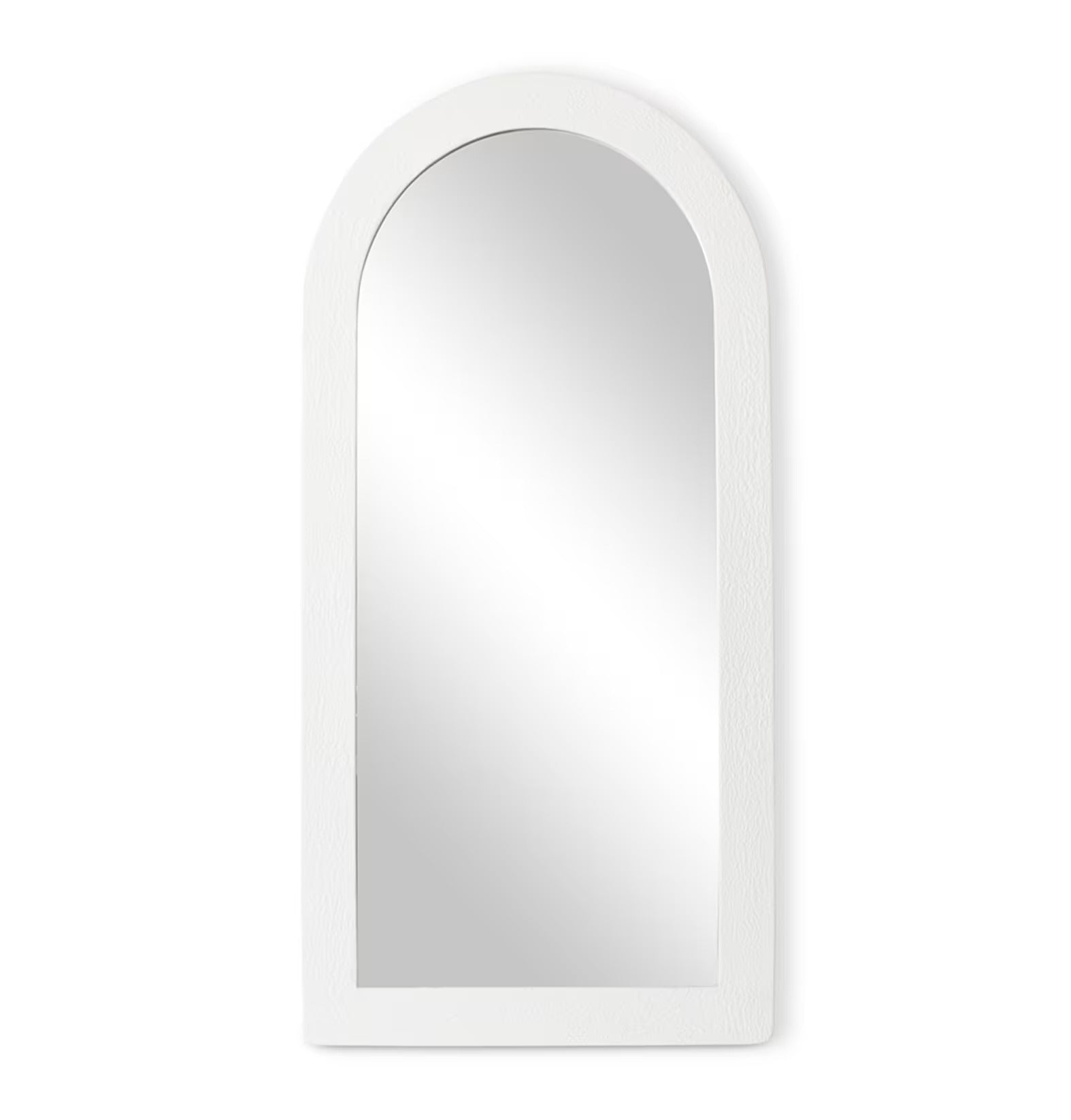 Elme Living Ashera White Arch Floor Mirror