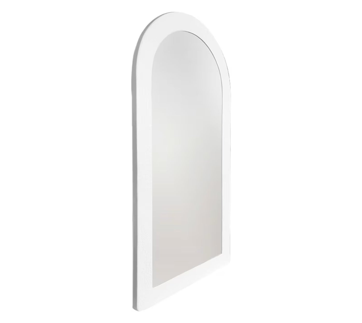 Elme Living Ashera White Arch Floor Mirror