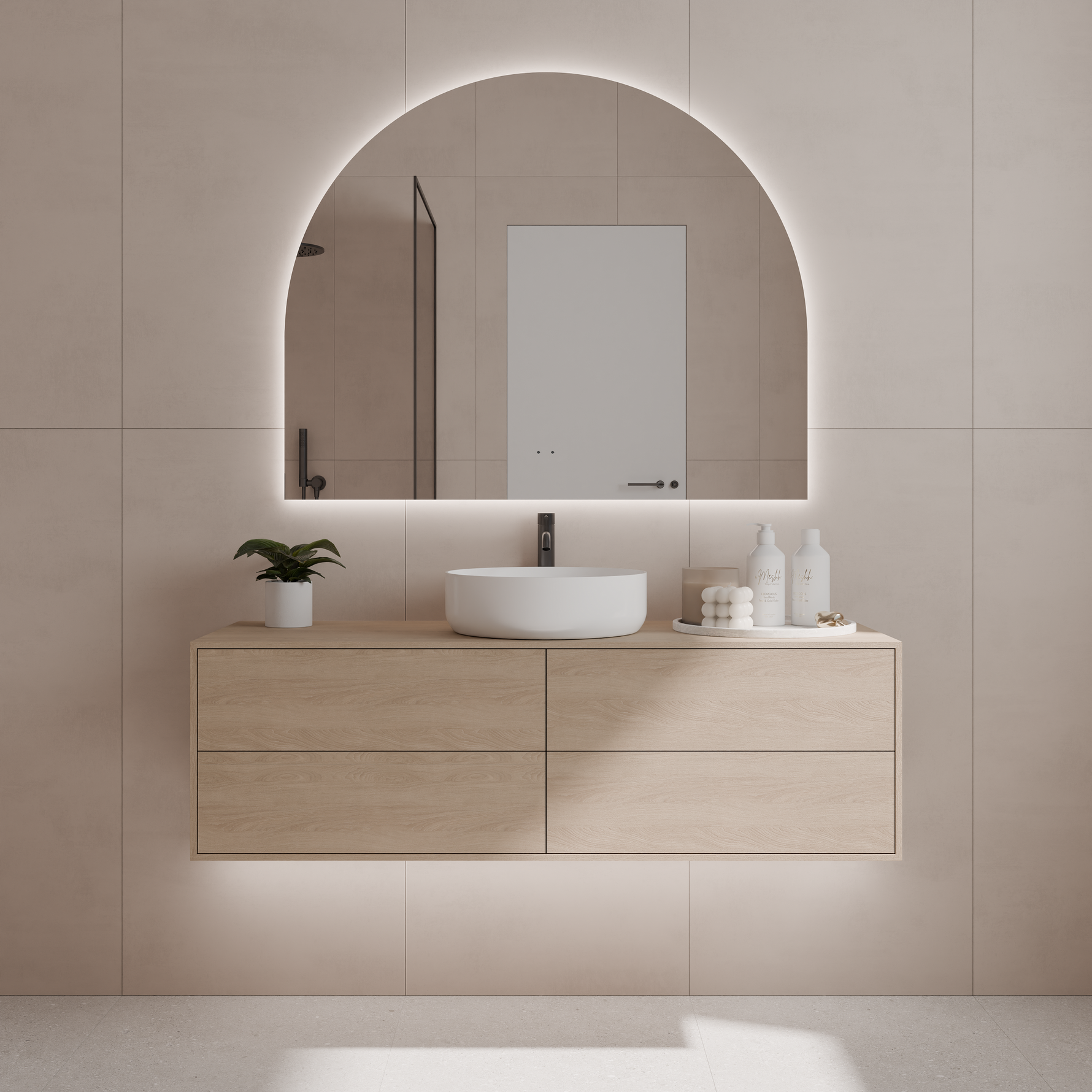 Lumixe AURA bathroom led mirror