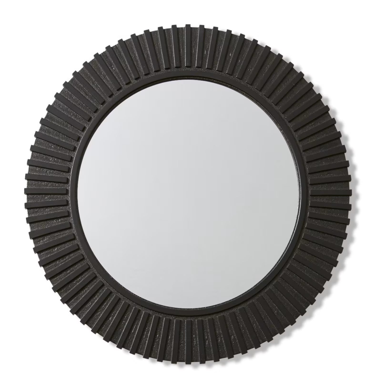 Elme Living Round Wall Mirror Black