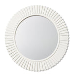 Elme Living Round Wall Mirror White