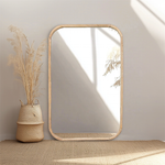 Bisque Traders QP047 Jagavi Wood Mirror