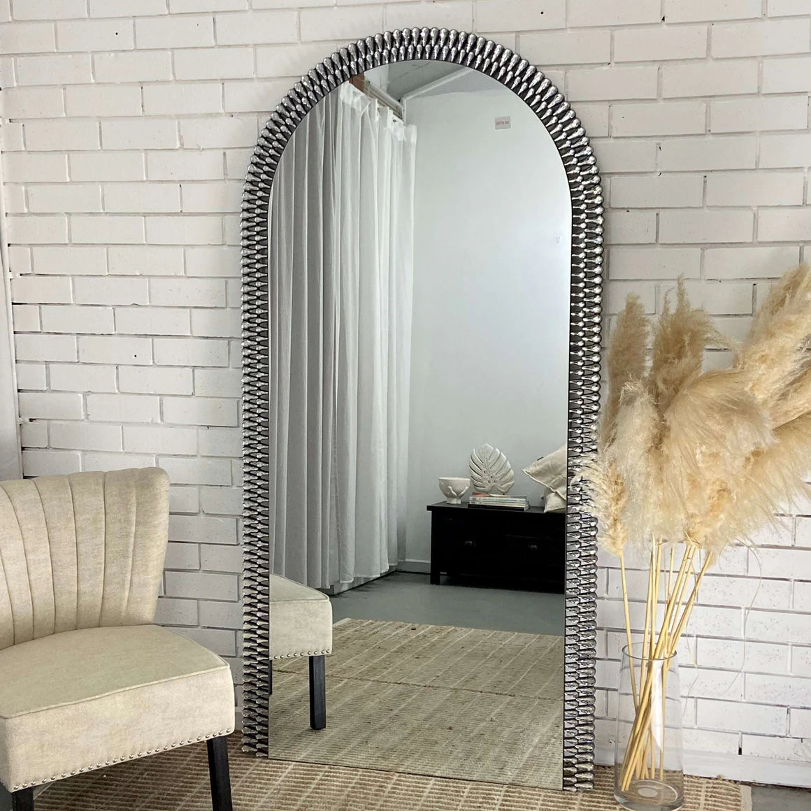 Almas Diamond Arch Mirror 100cm x 200cm