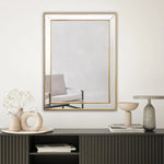 Elegant Collections gold beaded frame mirror