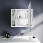 Elegant Showers Oval Mirror Cabinet 1200x750 AQC03-W-A+AQC03-W-B