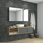 Elegant Showers Rectangular Bathroom Cabinet 120cm x 71cm AMC1272