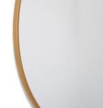 Elme Living Janelle Metal Round Wall Mirror