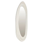 Cafe Lighting & Living Seville White Textured Wall Mirror