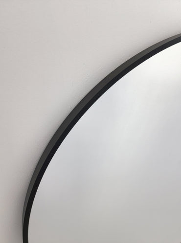 Arceli Arch Metal Mirror Black - Elegant Collections