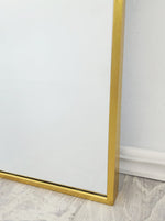 Elegant Collections Arceli Gold Arch Metal Mirror