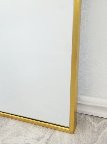 Elegant Collections Arceli Gold Arch Metal Mirror