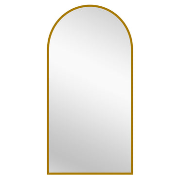 Elegant Collections Arceli Gold  Arch Metal Mirror X Large