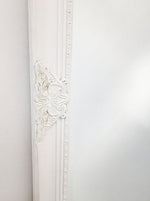 Elegant Collections Large French Provincial Mirror White