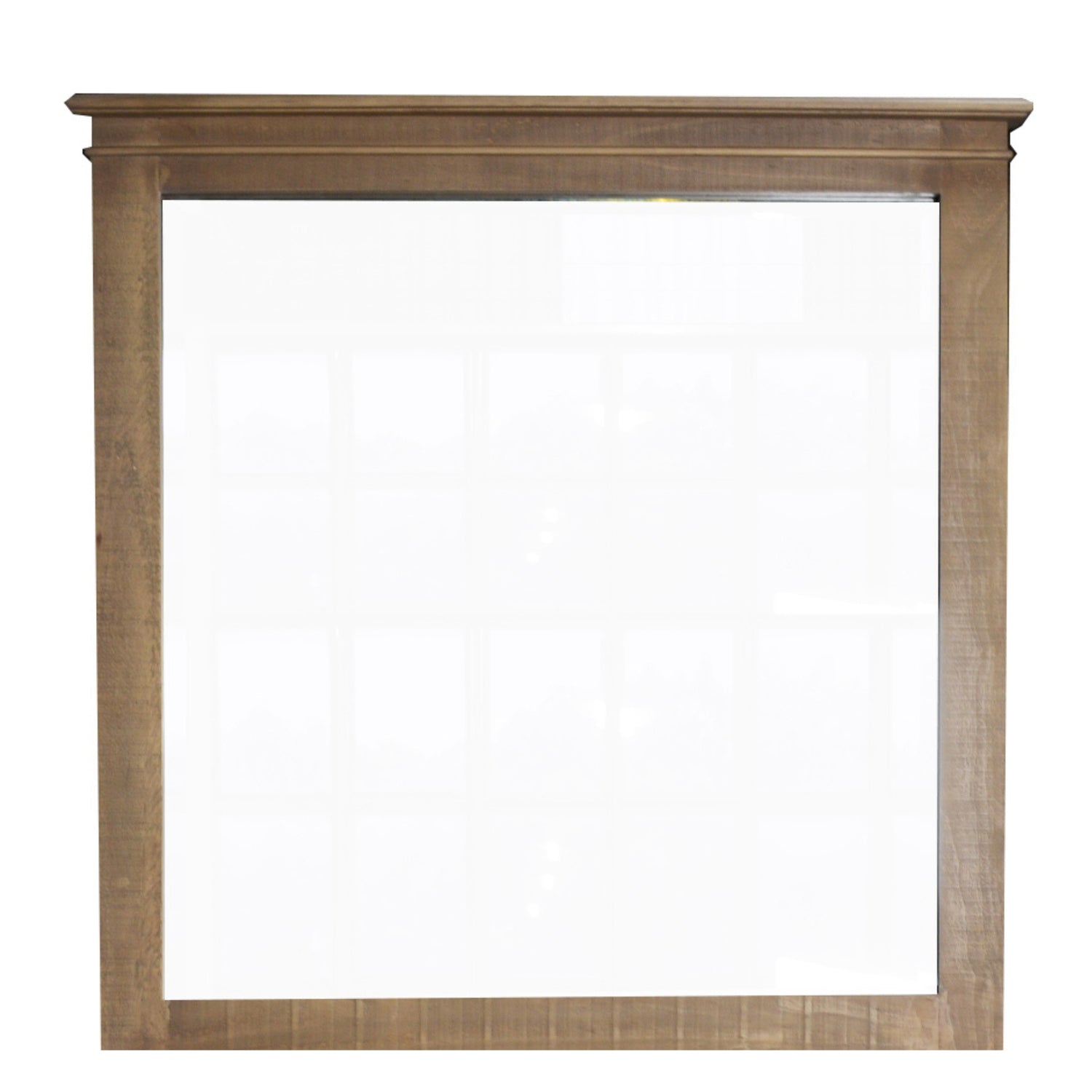 Divano Rustic French Provincial Anneal Square Glass Mirror 100cm x 100cm