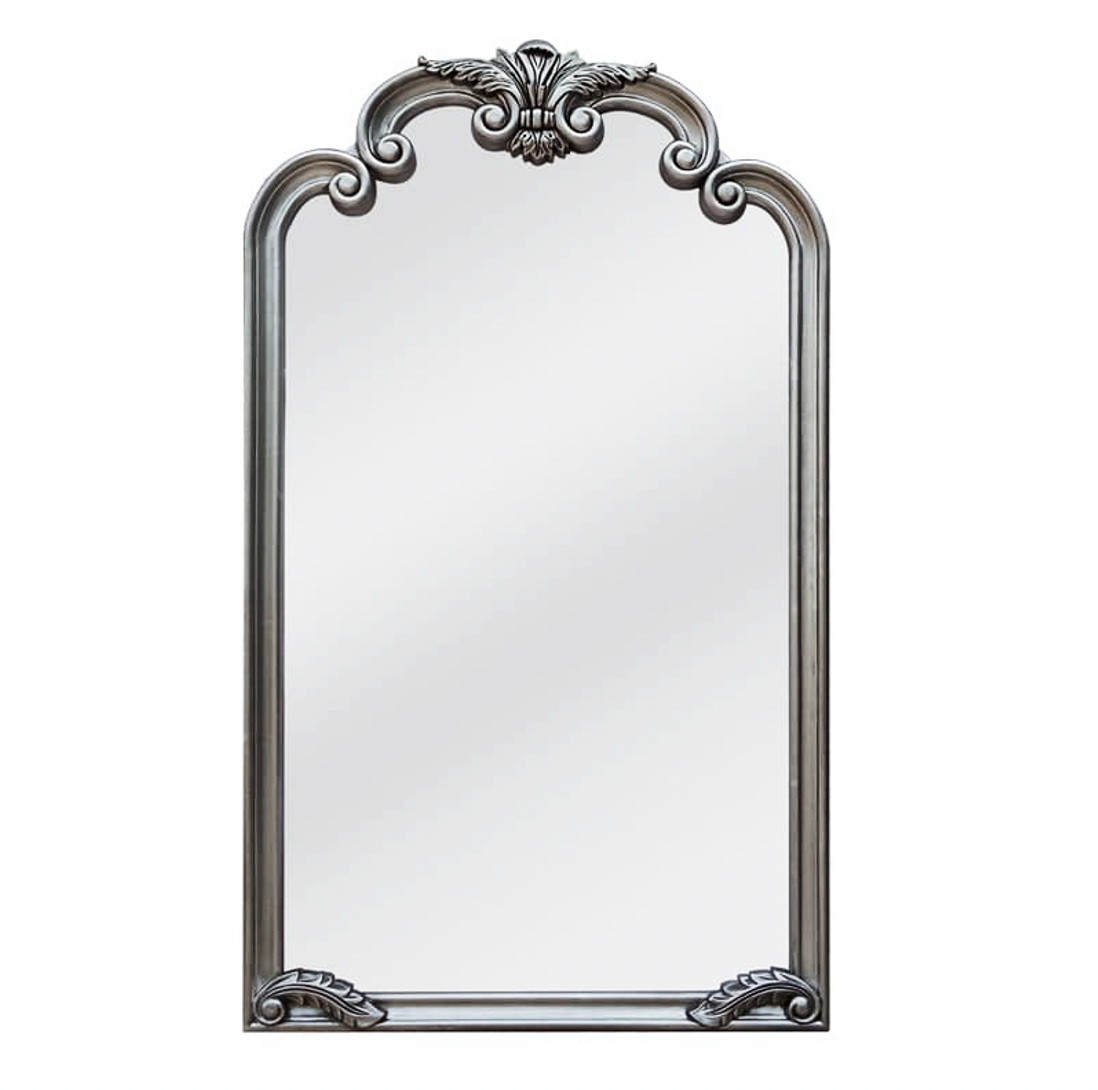 Palacio Floor Mirror Antique Silver 108cm x 185cm