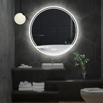 Interior Ave - LED Round Frameless Bathroom Mirror 80cm