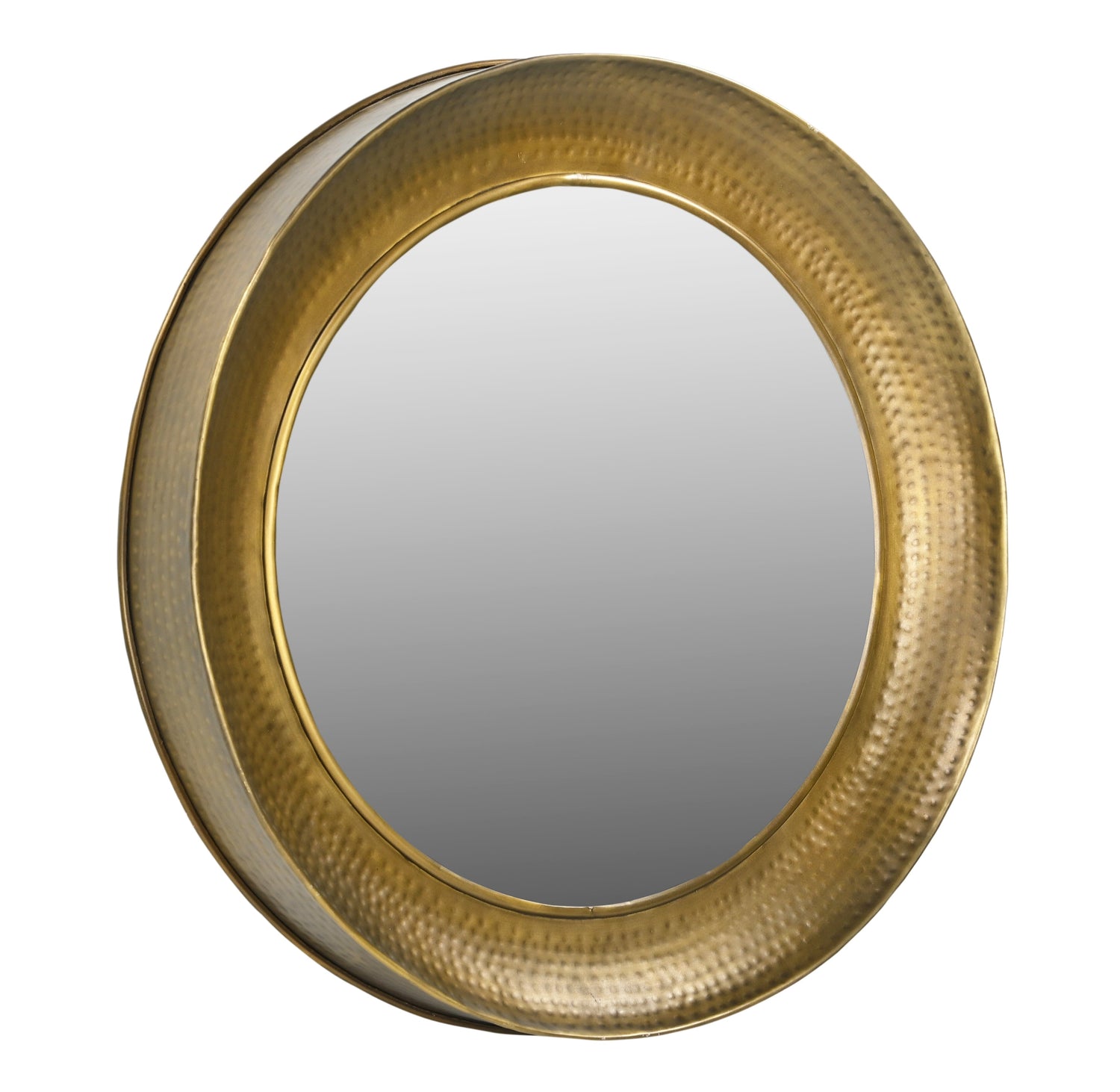 Acalan Round Bronze Metal Mirror 80cm x 80cm