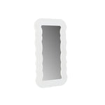 Kamila White Wavy Mirror