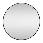 Cafe Lighting & Living Vera Round Beaded Wall Mirror Antique Black 40554