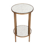 Cafe Light & Living Cafe Lighting & Living Cocktail Mirrored Side Table Petite Antique Gold 31963