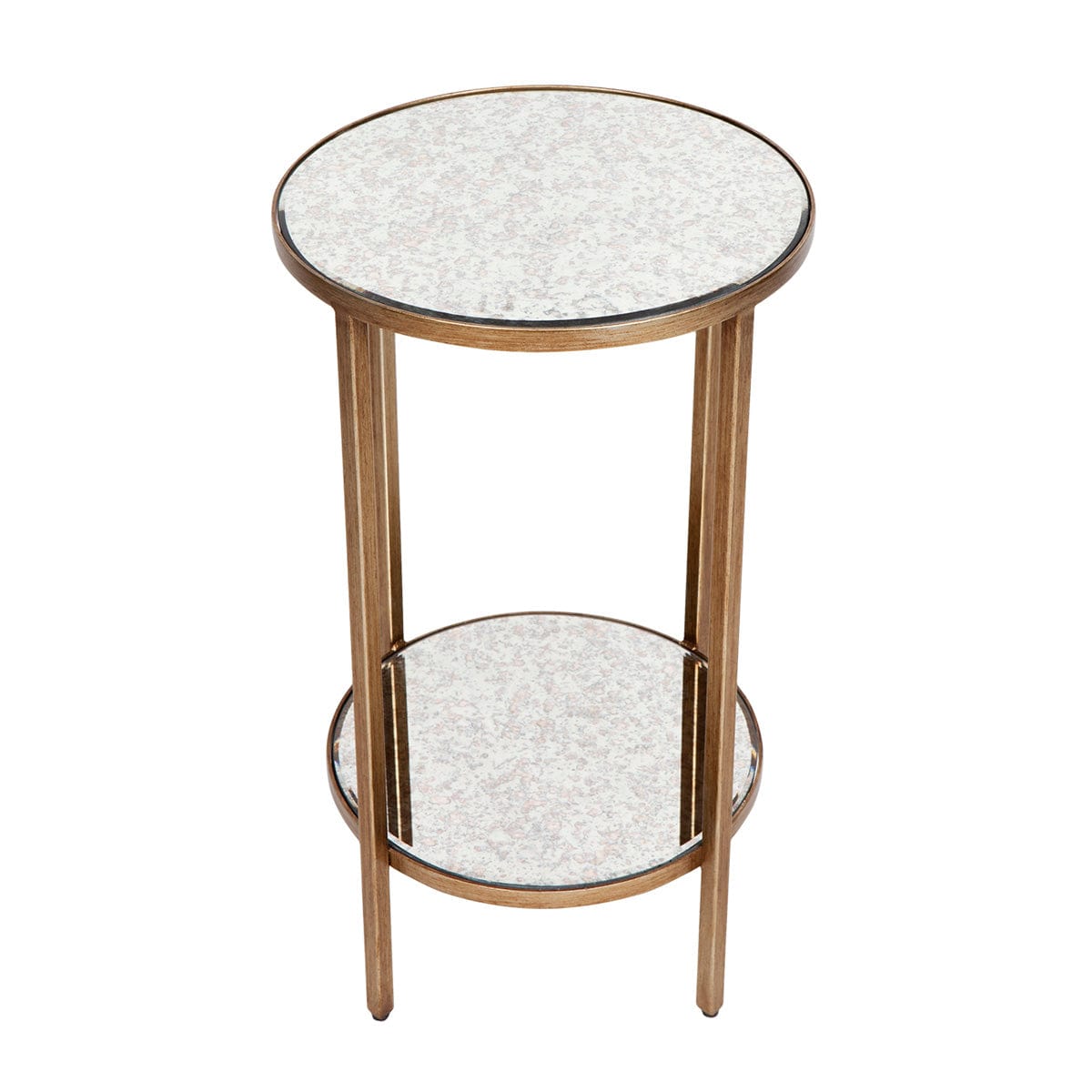 Cafe Light & Living Cafe Lighting & Living Cocktail Mirrored Side Table Petite Antique Gold 31963