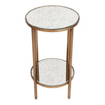 Cafe Light & Living Cafe Lighting & Living Cocktail Mirrored Side Table Petite Antique Gold 31963