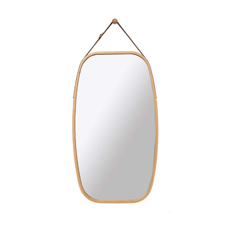 Carla Home Oval Hanging Wall Wall Bamboo 43cm x 74cm