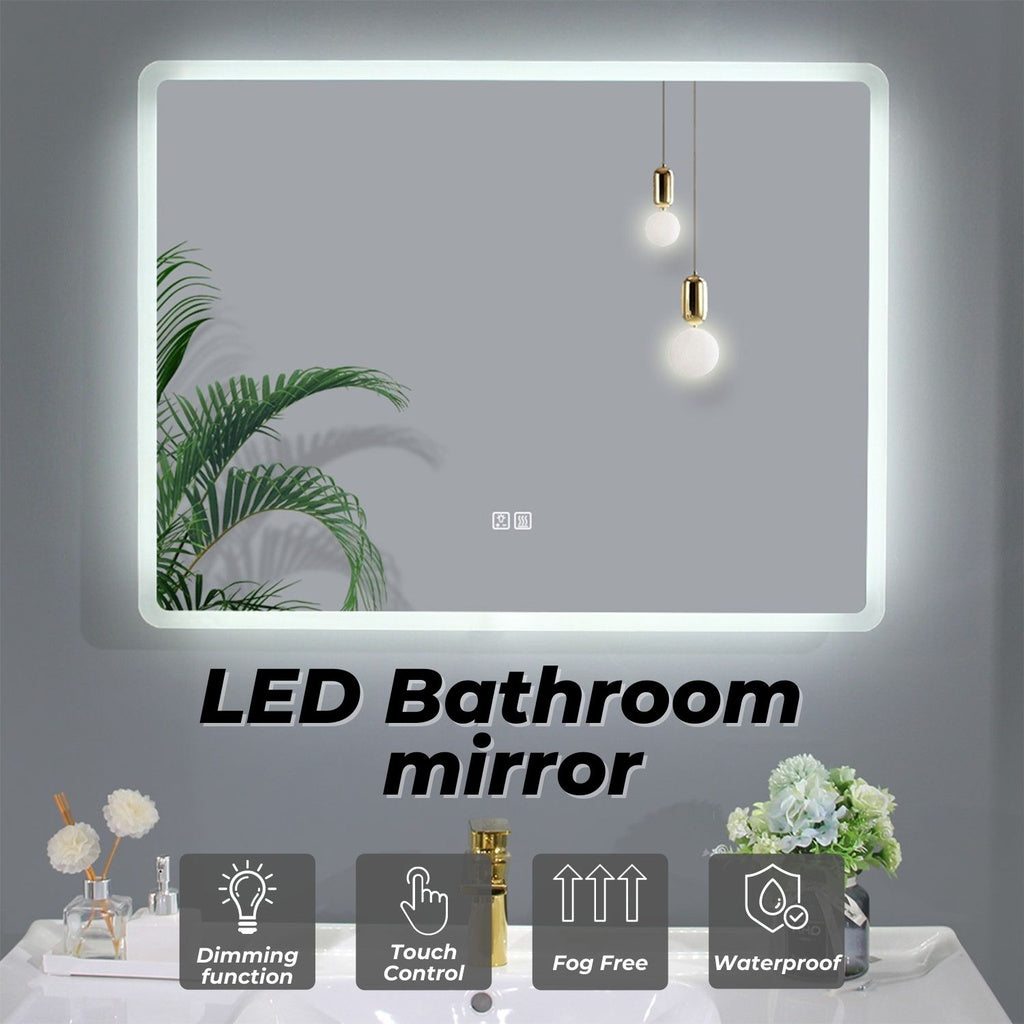 GOMINIMO LED Bathroom Mirror 60cm x 80cm