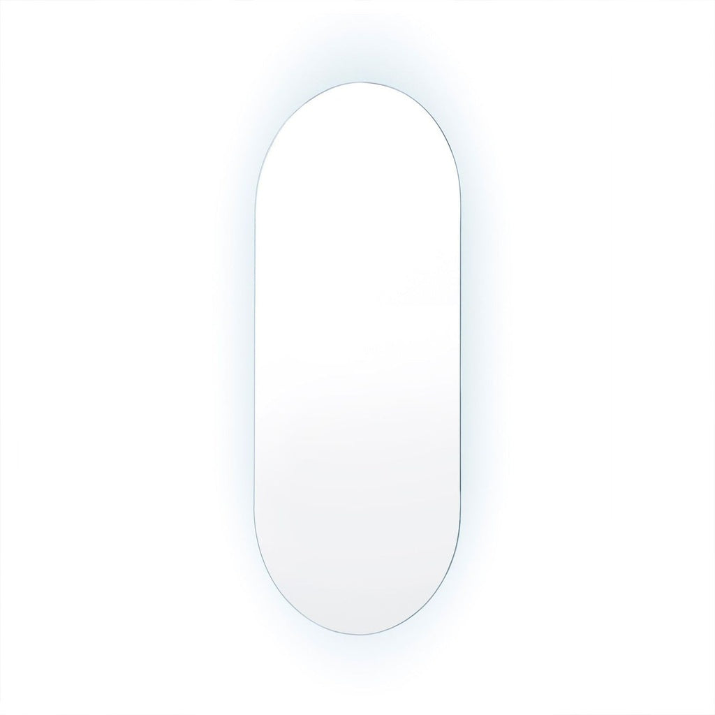 GOMINIMO Oval LED Mirror 40cm x 100cm