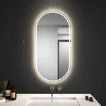 450x900mm 900x450mm Back&Front LED Light Bathroom Mirror