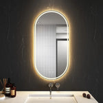 450x900mm 900x450mm Back&Front LED Light Bathroom Mirror