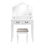 Artiss Delphine French Provincial Makeup Vanity White