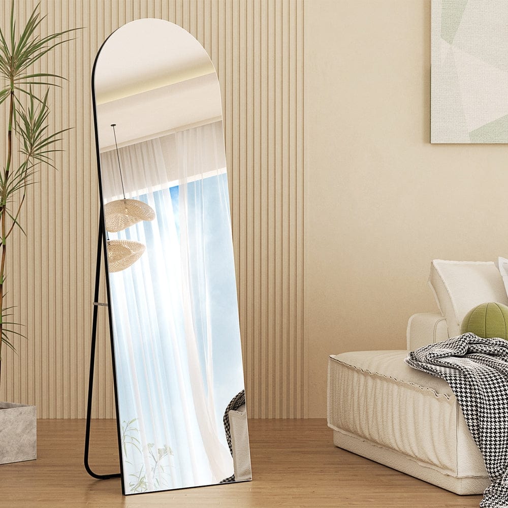 Embellir Full-Length Floor Wall Mirrors MM-E-WALL-ARCH-BK-160