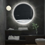 Interior Ave - LED Round Frameless Salon / Bathroom Wall Mirror - 60cm V355-IA-RWM-60