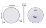 Interior Ave - LED Round Frameless Salon / Bathroom Wall Mirror - 60cm V355-IA-RWM-60