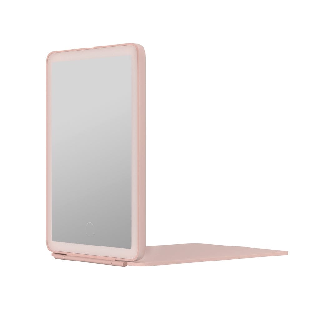 Embellir Portable Makeup Mirror in Pink | MM-E-FOLD-2014LED-PK