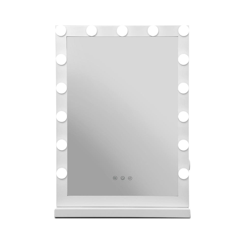 Embellir Hollywood  Makeup Mirror with 15 Bulbs |  MM-FRAME-4361-WH