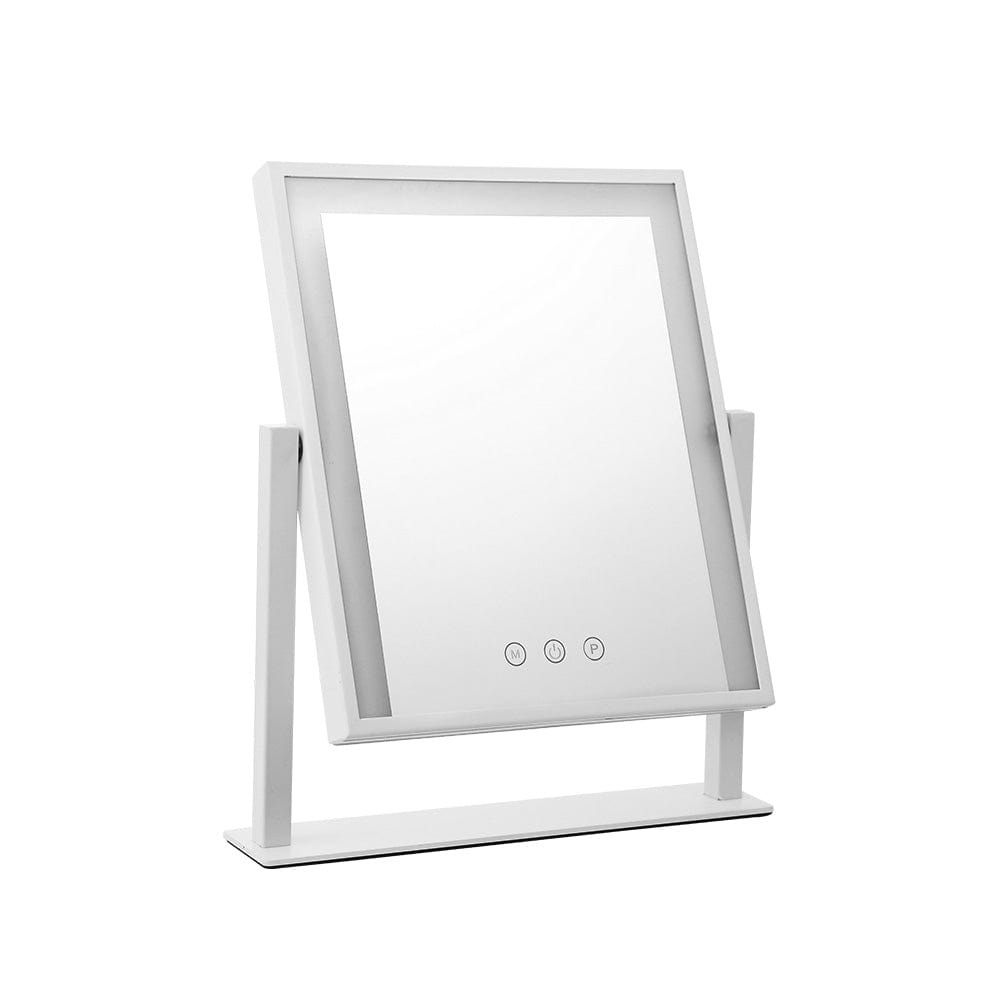 Embellir LED Makeup Mirror White | MM-STAND-2530LED-WH