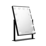 Embellir Hollywood LED Makeup Mirror 12 Bulbs Black | MM-STAND-FRAMELS-BK