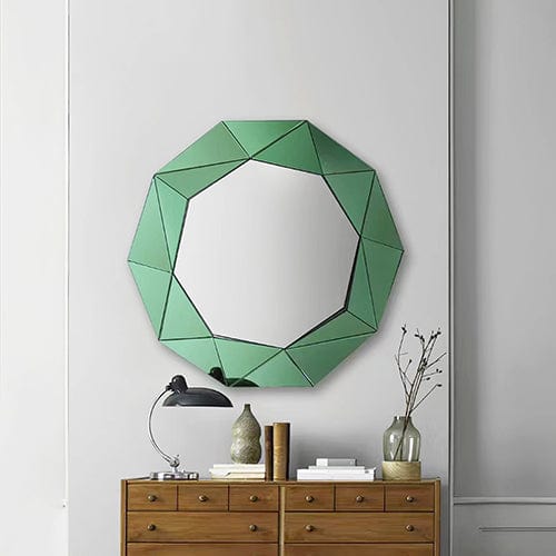Southern Stylers Cassidy Wall Mirror Green  V43-MRR-04