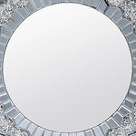 Southern Stylers Donna Round Sunburst Crystal Wall Mirror V43-MRR-01