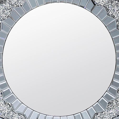 Southern Stylers Donna Round Sunburst Crystal Wall Mirror V43-MRR-01