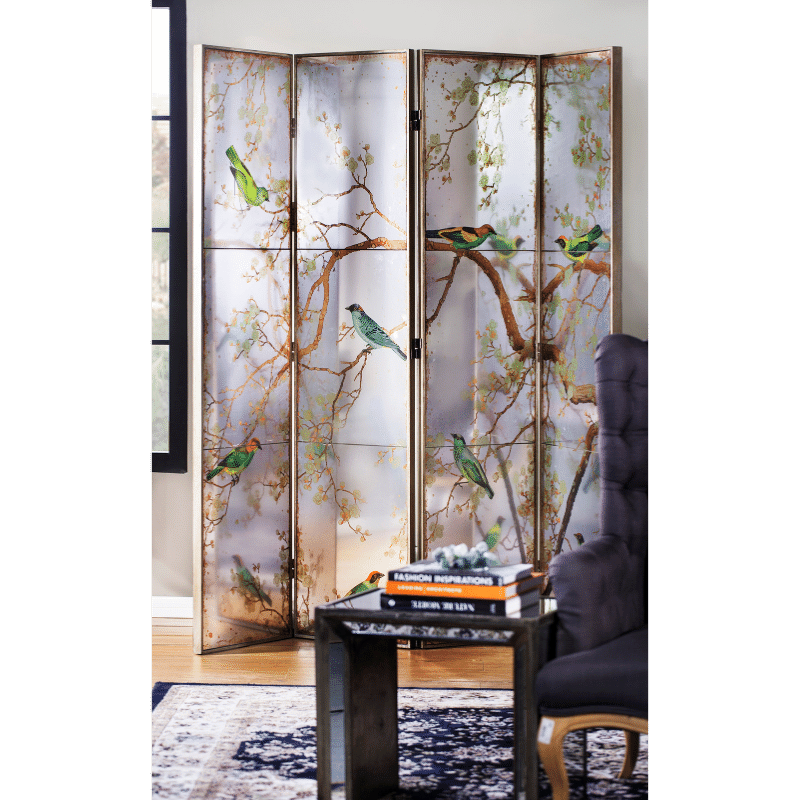 Philbee Interiors Melody Bird Dressing Screen 38999